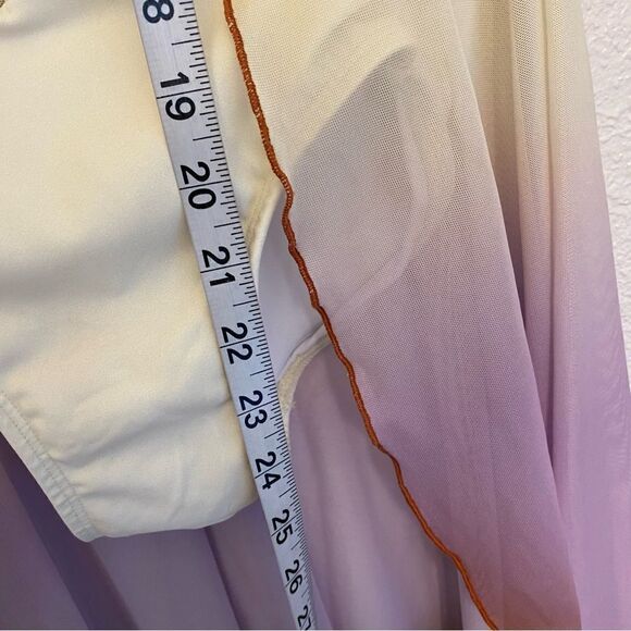 The Line up dance costume lyrical lavender brown ombre water color Cora LC/ SA - Picture 7 of 10